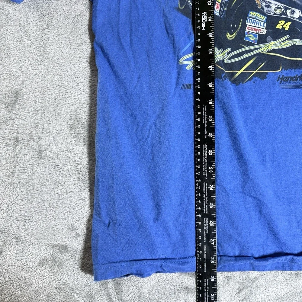 Jeff Gordon T-Shirt Mens XL Chase‎ Authentics Nascar #24 Racing Y2K Blue Vtg
